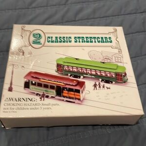 2 Classic Streetcars new in box